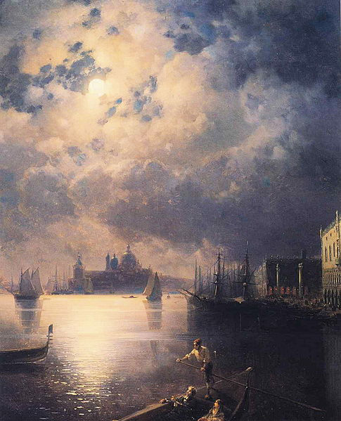 Ivan Aivazovsky Byron in Venice
